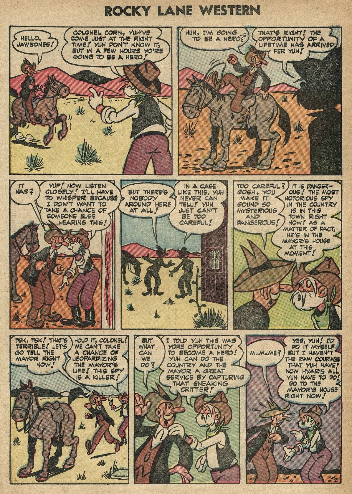Rocky Lane Western (1954) issue 58 - Page 22