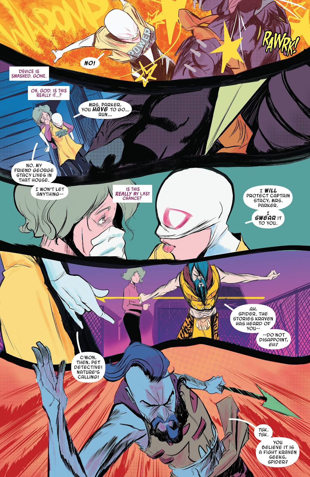 Spider-Gwen: Ghost-Spider Modern Era Epic Collection: Edge of Spider-Verse issue Weapon of Choice (Part 1) - Page 105