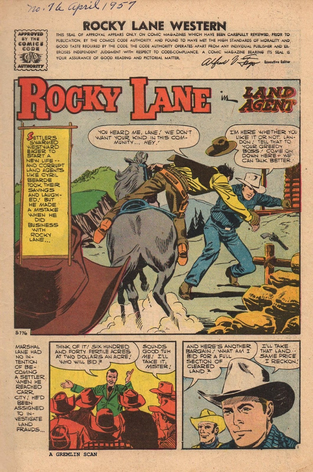 Rocky Lane Western (1954) issue 76 - Page 3