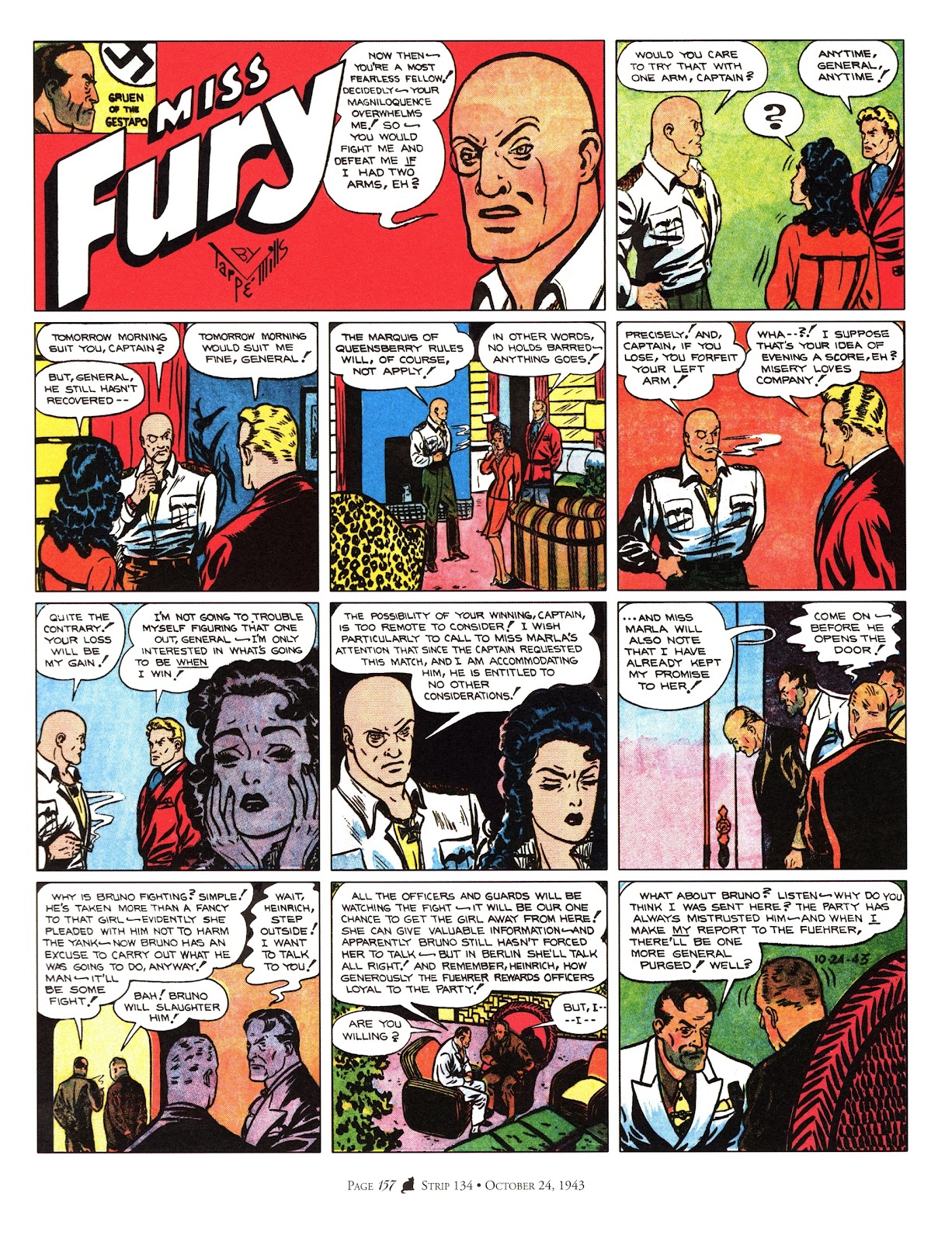Miss Fury: Sensational Sundays 1941-1944 issue TPB - Page 165