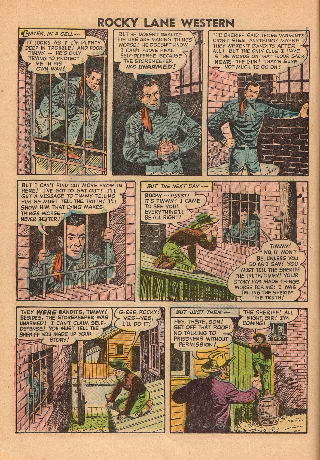 Rocky Lane Western (1954) issue 69 - Page 10