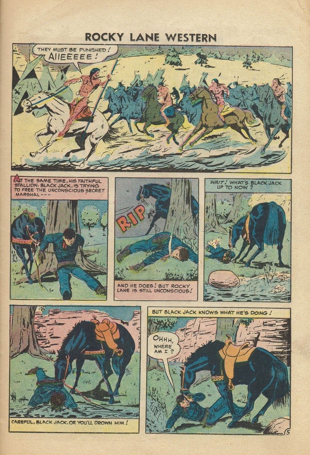 Rocky Lane Western (1954) issue 74 - Page 23