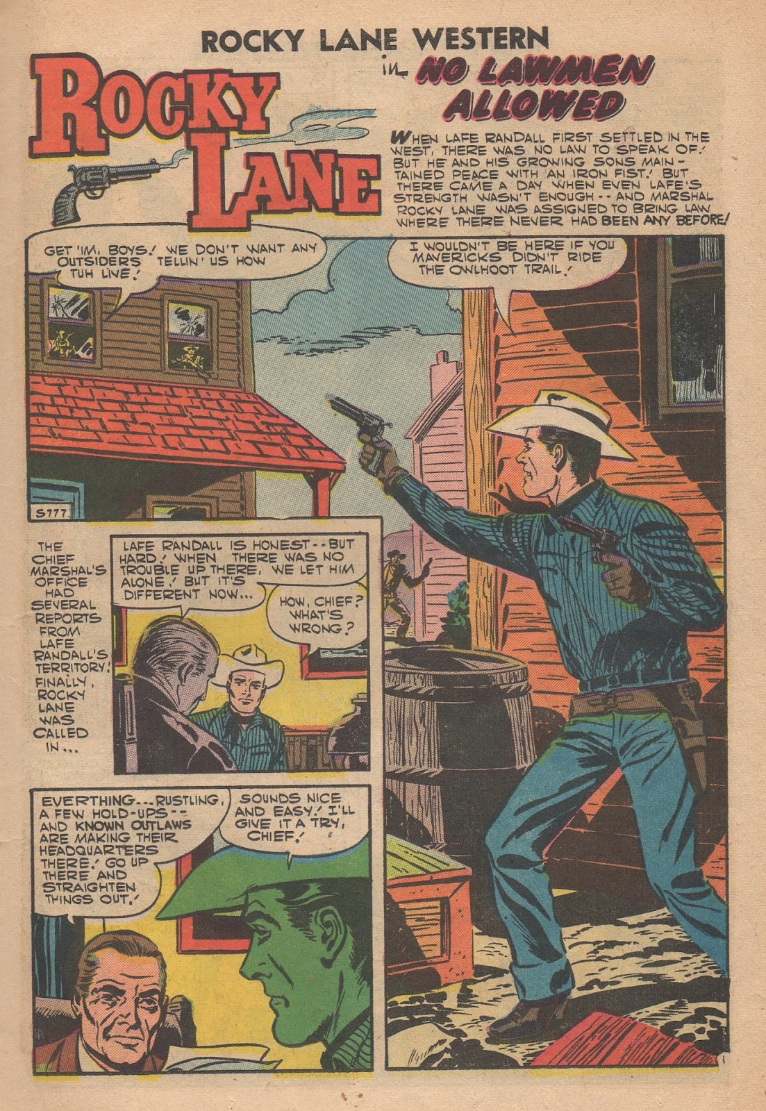 Rocky Lane Western (1954) issue 77 - Page 11
