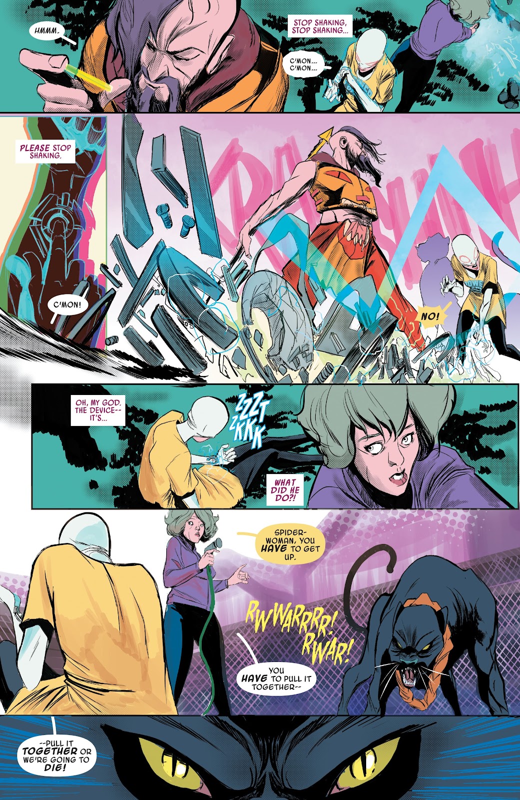 Spider-Gwen: Ghost-Spider Modern Era Epic Collection: Edge of Spider-Verse issue Weapon of Choice (Part 1) - Page 104
