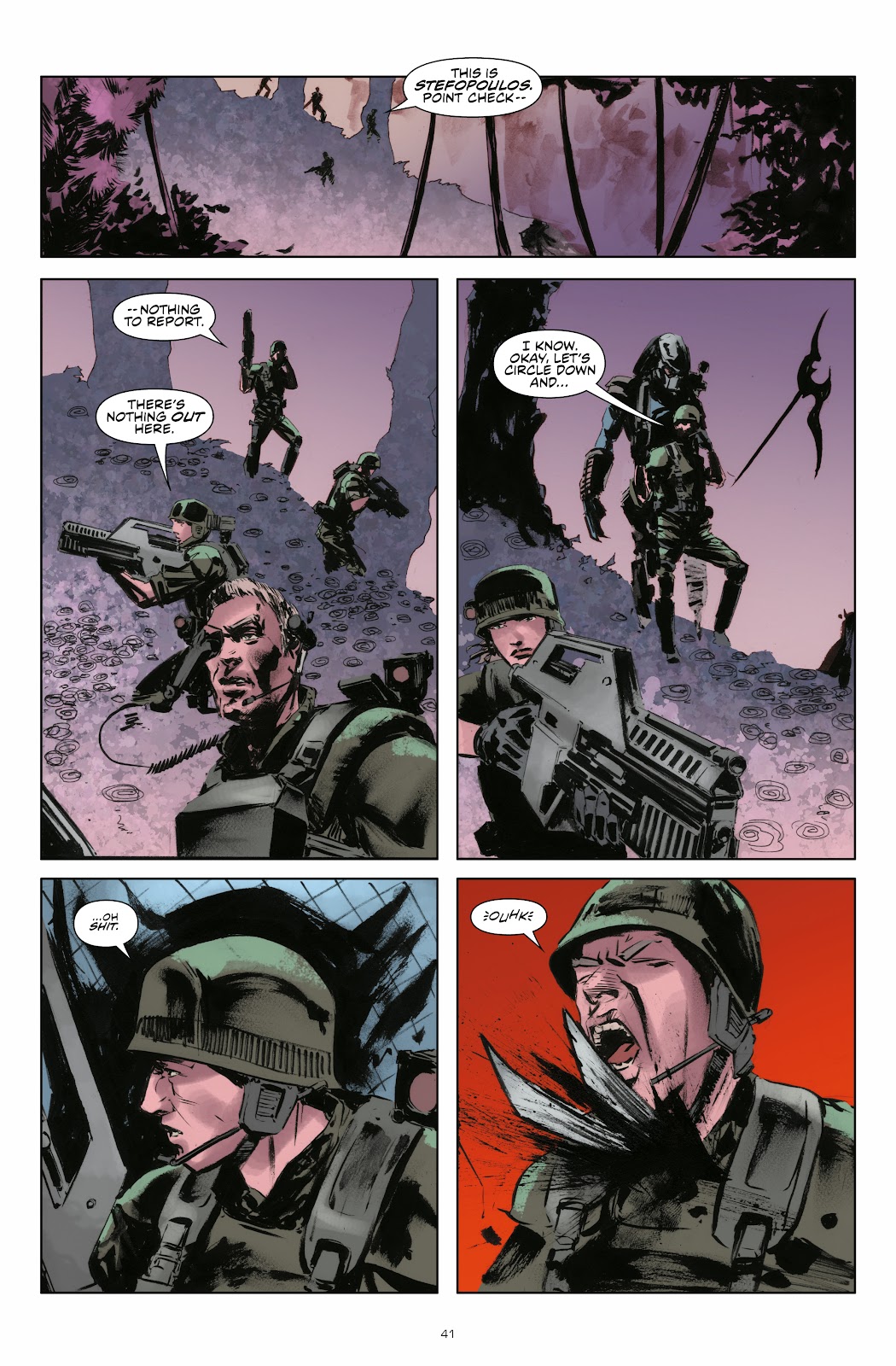 Aliens, Predator, Prometheus, AVP: Life and Death issue TPB (Part 1) - Page 42