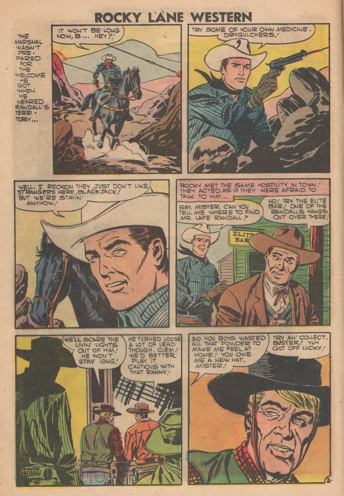 Rocky Lane Western (1954) issue 77 - Page 12