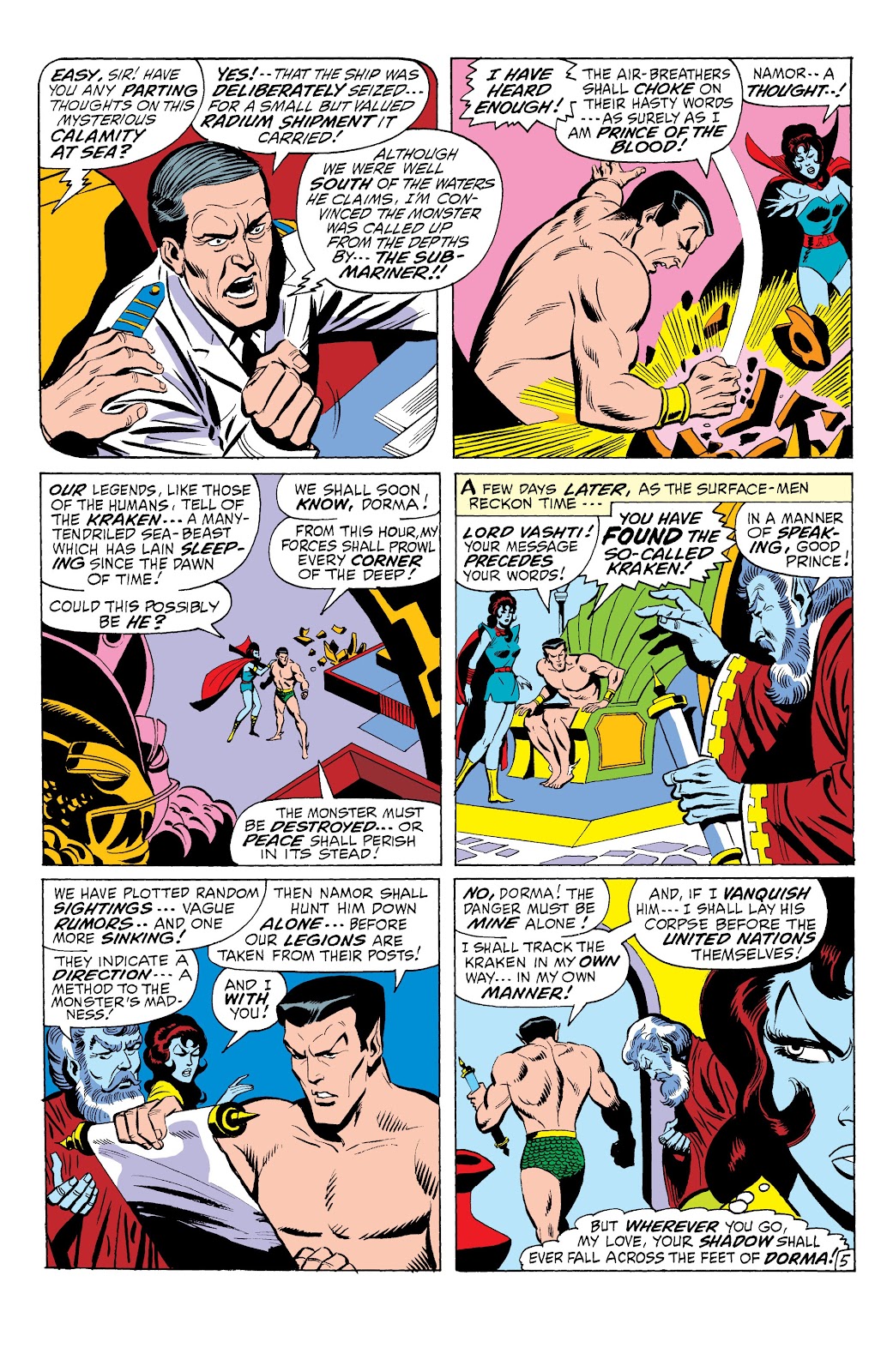 Namor, The Sub-Mariner Epic Collection: Enter The Sub-Mariner issue Who Strikes For Atlantis (Part 2) - Page 256