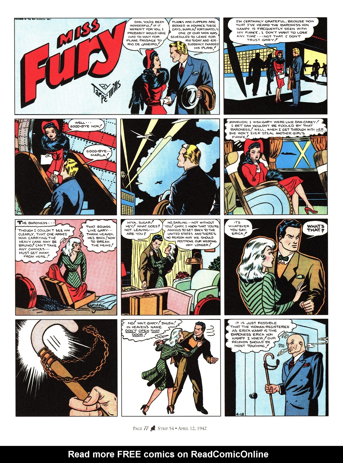 Miss Fury: Sensational Sundays 1941-1944 issue TPB - Page 85