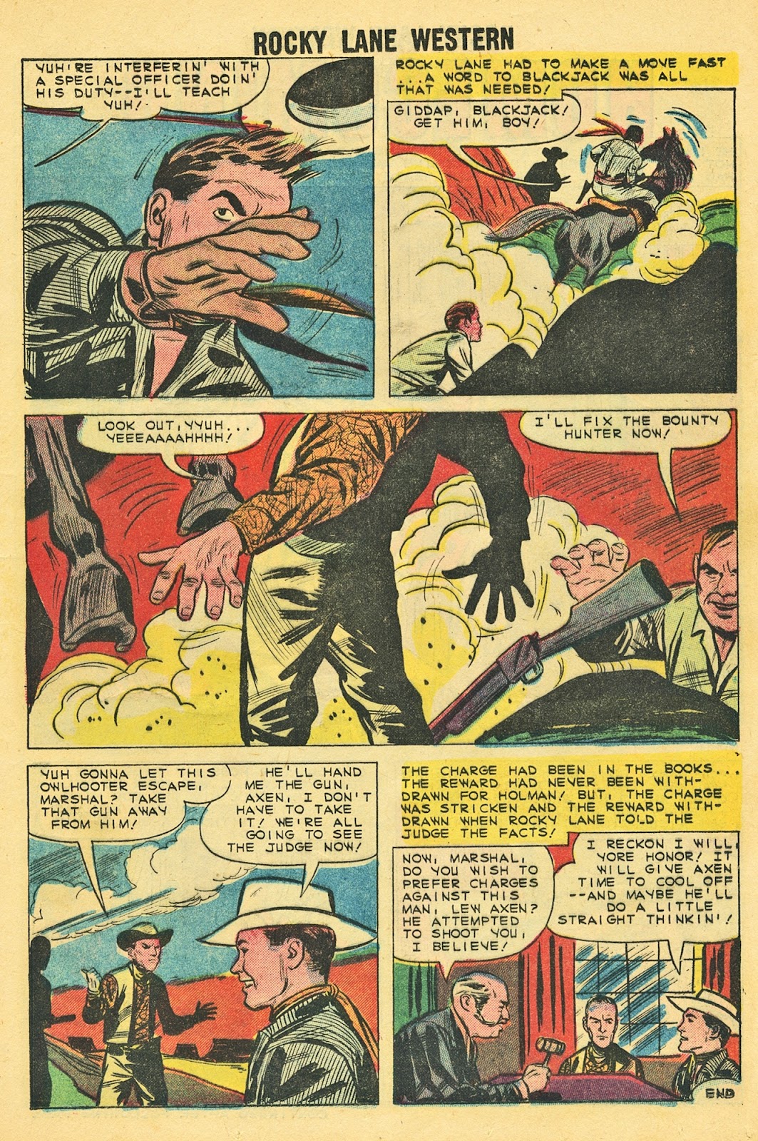 Rocky Lane Western (1954) issue 87 - Page 13