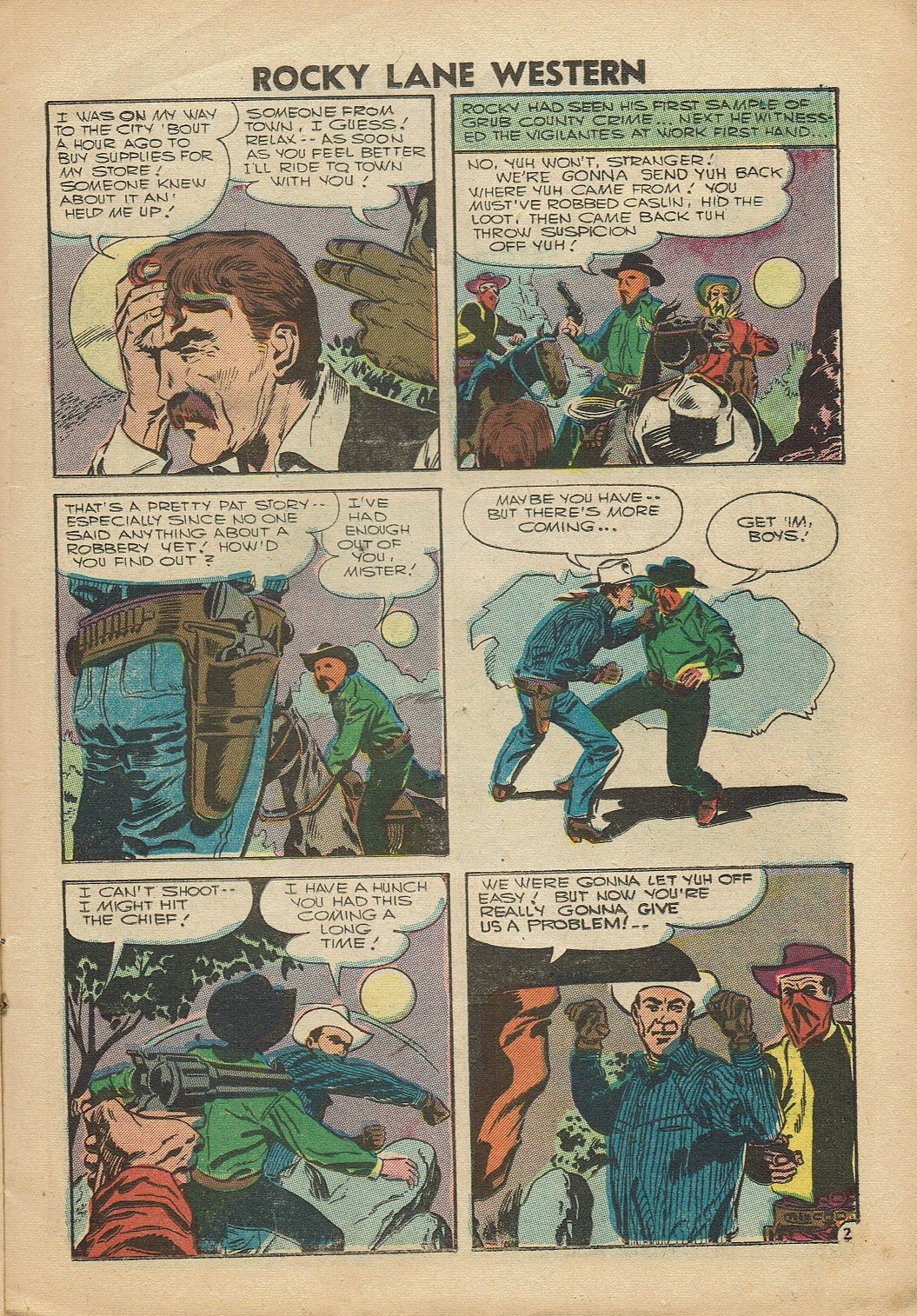 Rocky Lane Western (1954) issue 74 - Page 11