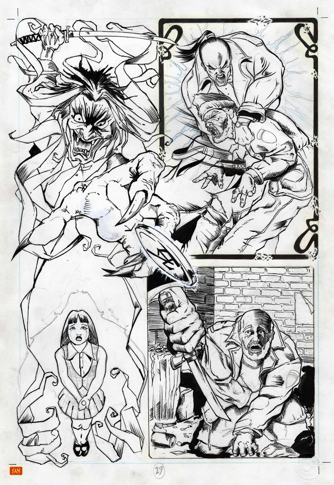 Shi: The Way of the Warrior – Original Art Edition issue TPB - Page 98