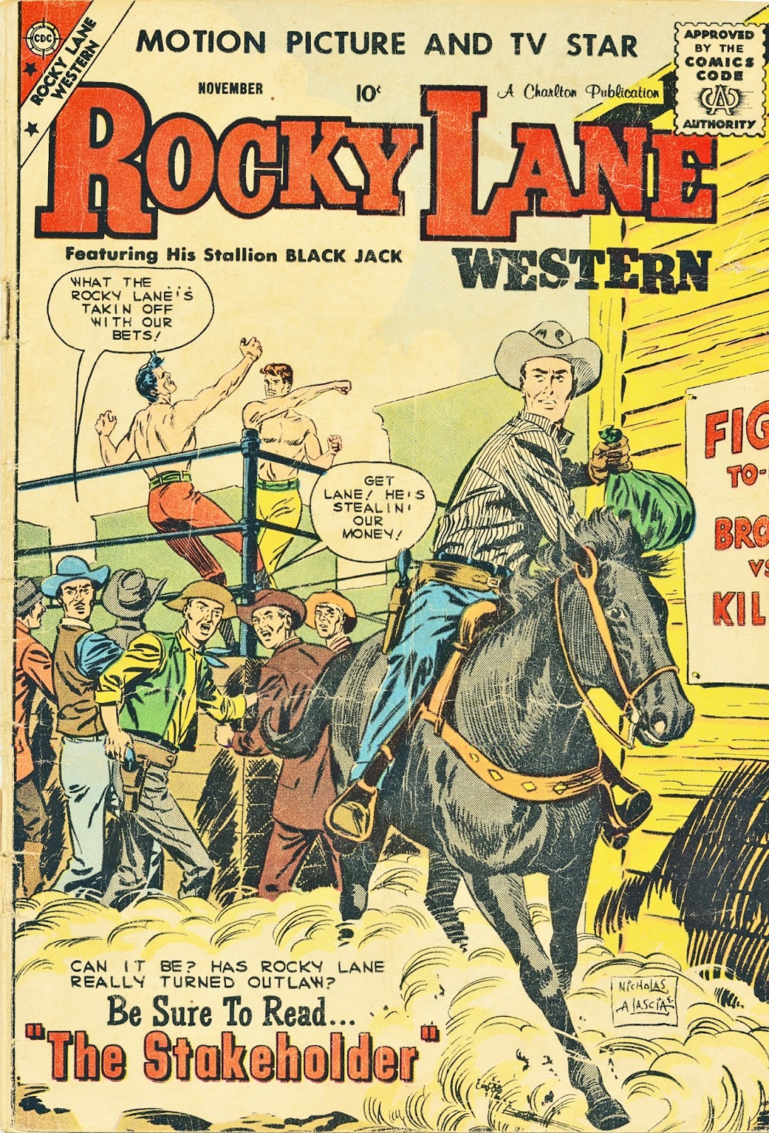 Rocky Lane Western (1954) issue 87 - Page 1
