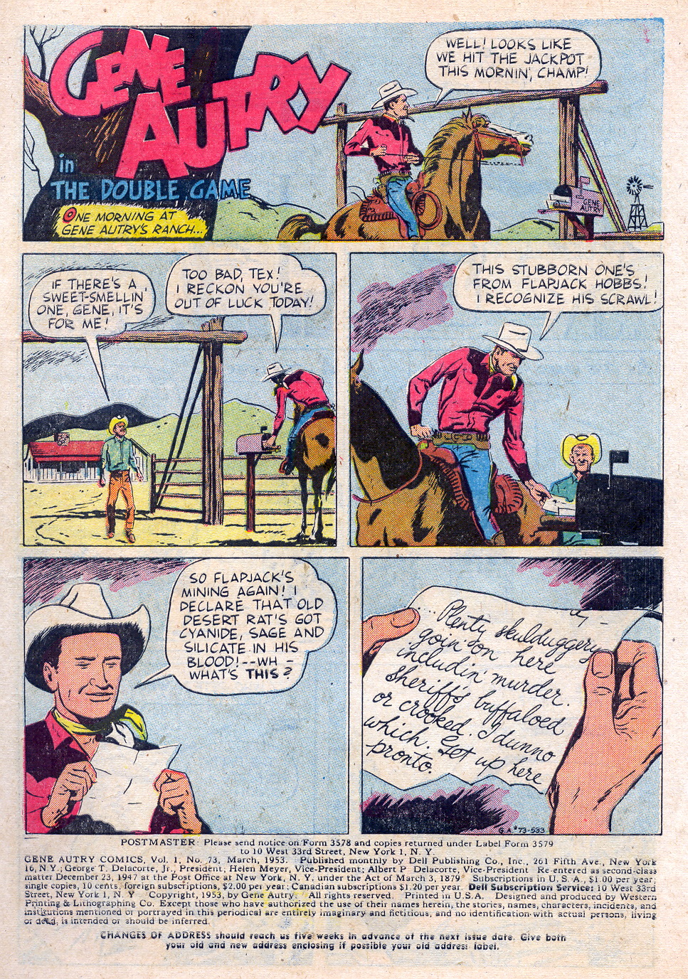 Gene Autry Comics (1946) issue 73 - Page 3
