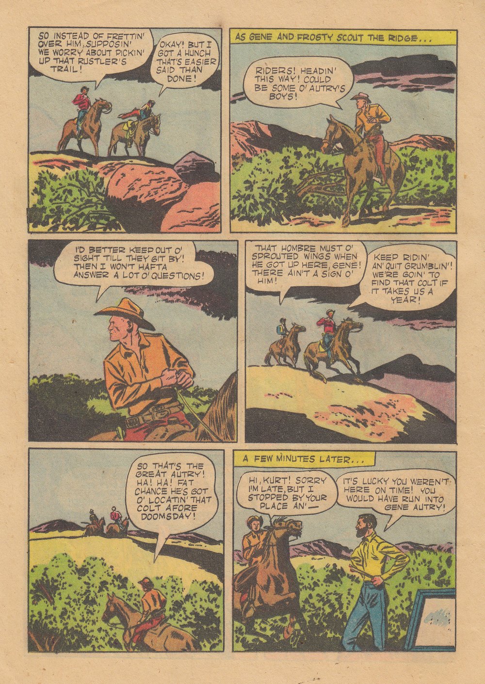 Gene Autry Comics (1946) issue 37 - Page 8