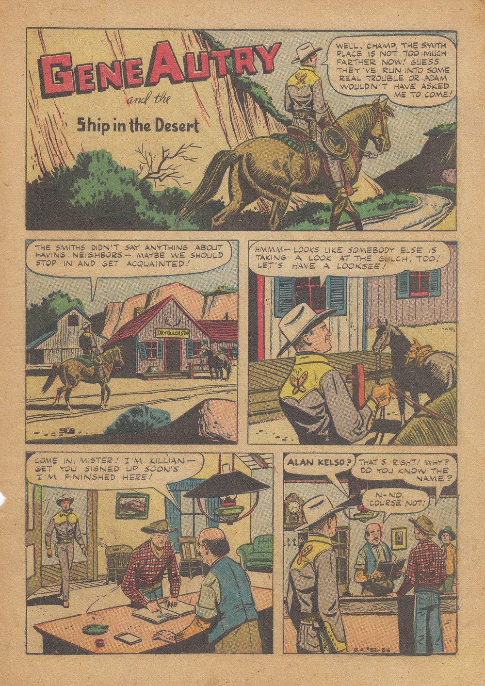 Gene Autry Comics (1946) issue 52 - Page 3