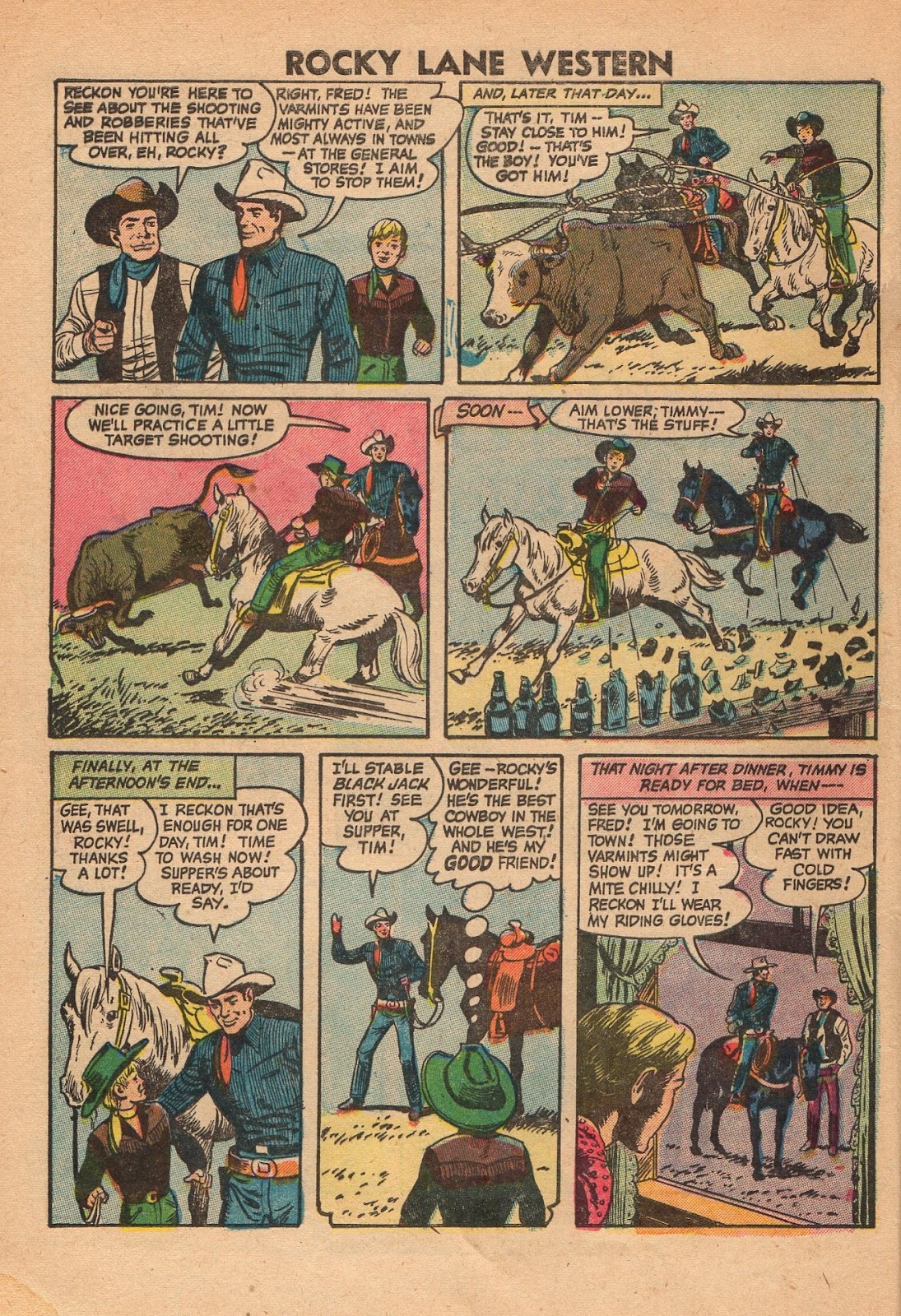 Rocky Lane Western (1954) issue 69 - Page 4