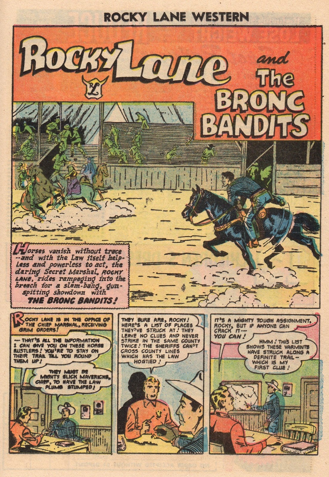 Rocky Lane Western (1954) issue 71 - Page 21