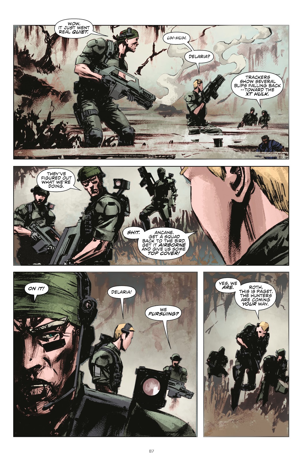 Aliens, Predator, Prometheus, AVP: Life and Death issue TPB (Part 1) - Page 87