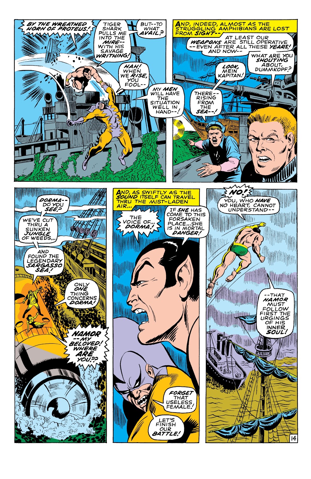 Namor, The Sub-Mariner Epic Collection: Enter The Sub-Mariner issue Who Strikes For Atlantis (Part 2) - Page 36