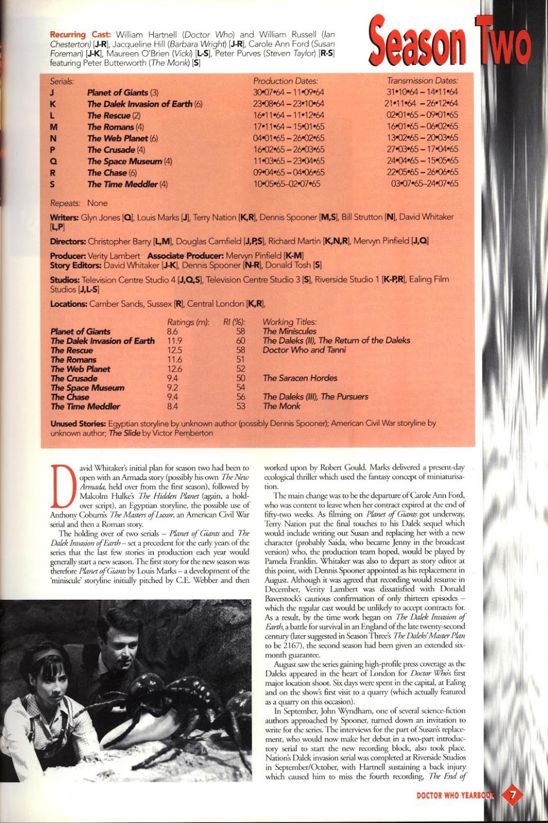 Doctor Who Yearbook issue 1996 - Page 7