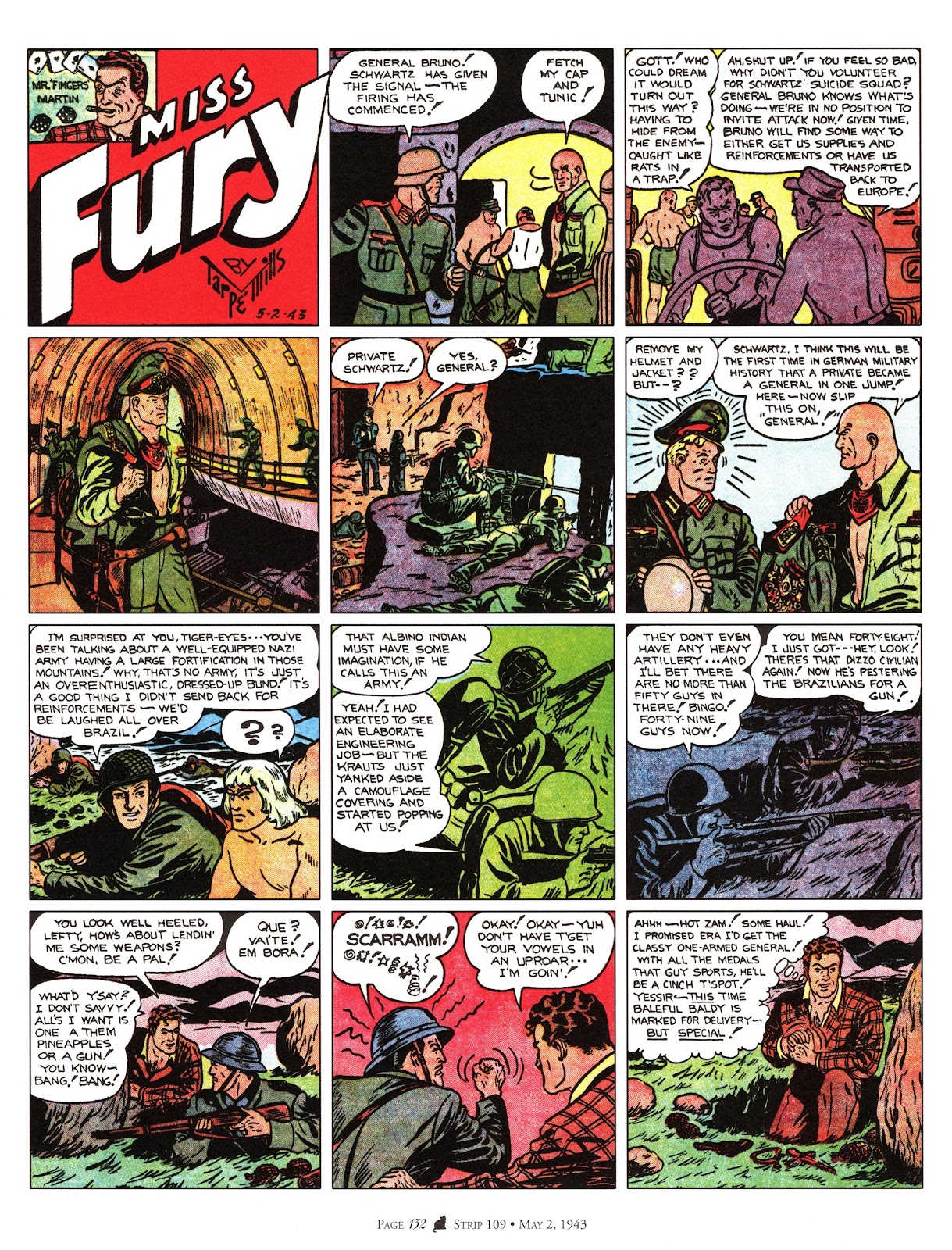 Miss Fury: Sensational Sundays 1941-1944 issue TPB - Page 140