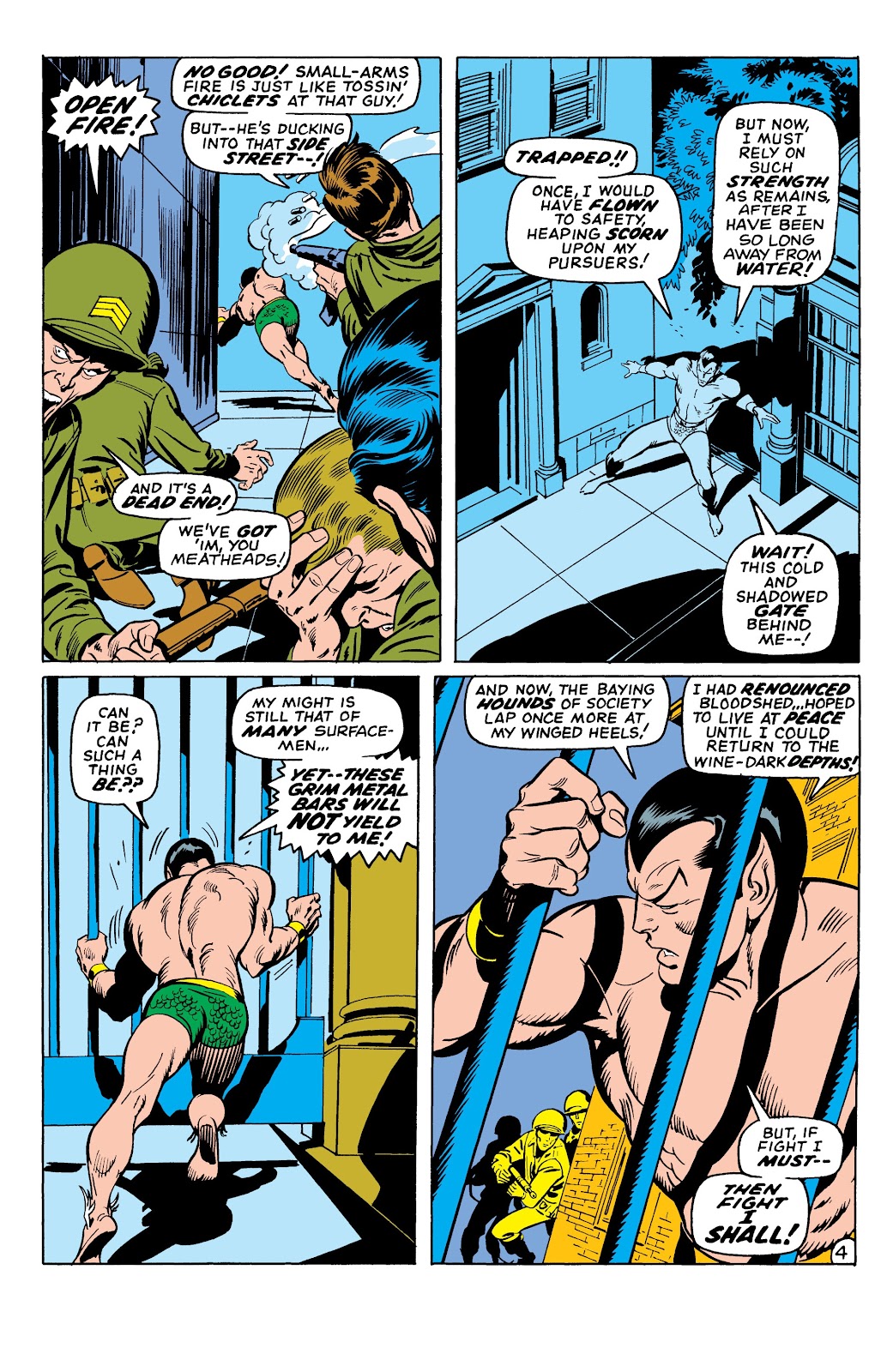 Namor, The Sub-Mariner Epic Collection: Enter The Sub-Mariner issue Who Strikes For Atlantis (Part 2) - Page 110
