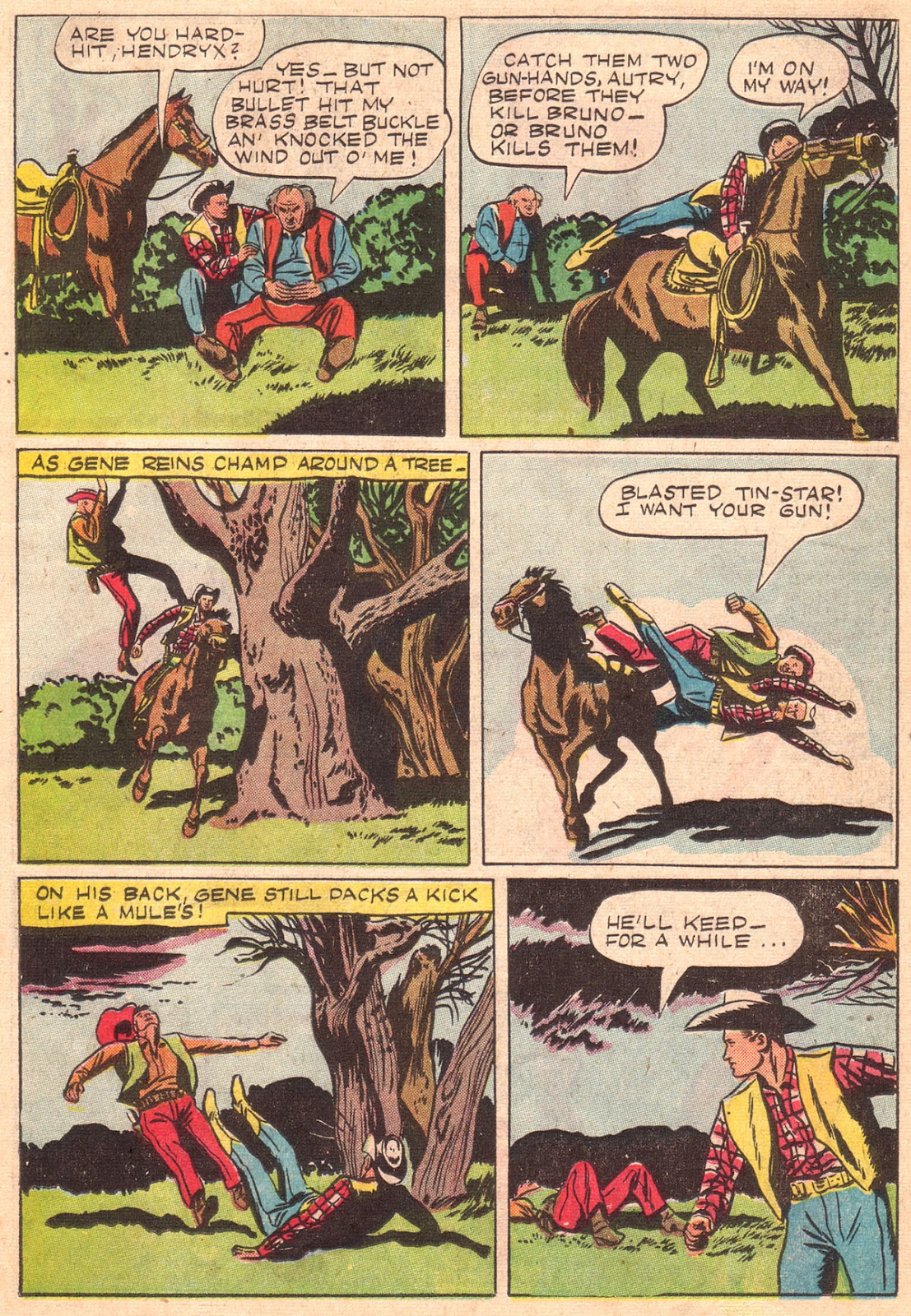 Gene Autry Comics (1946) issue 27 - Page 23