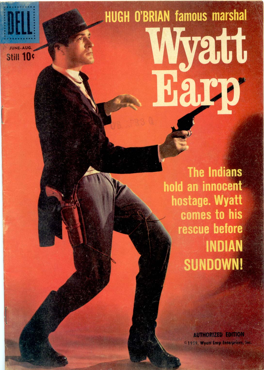 Hugh O'Brian, Famous Marshal Wyatt Earp issue 7 - Page 1