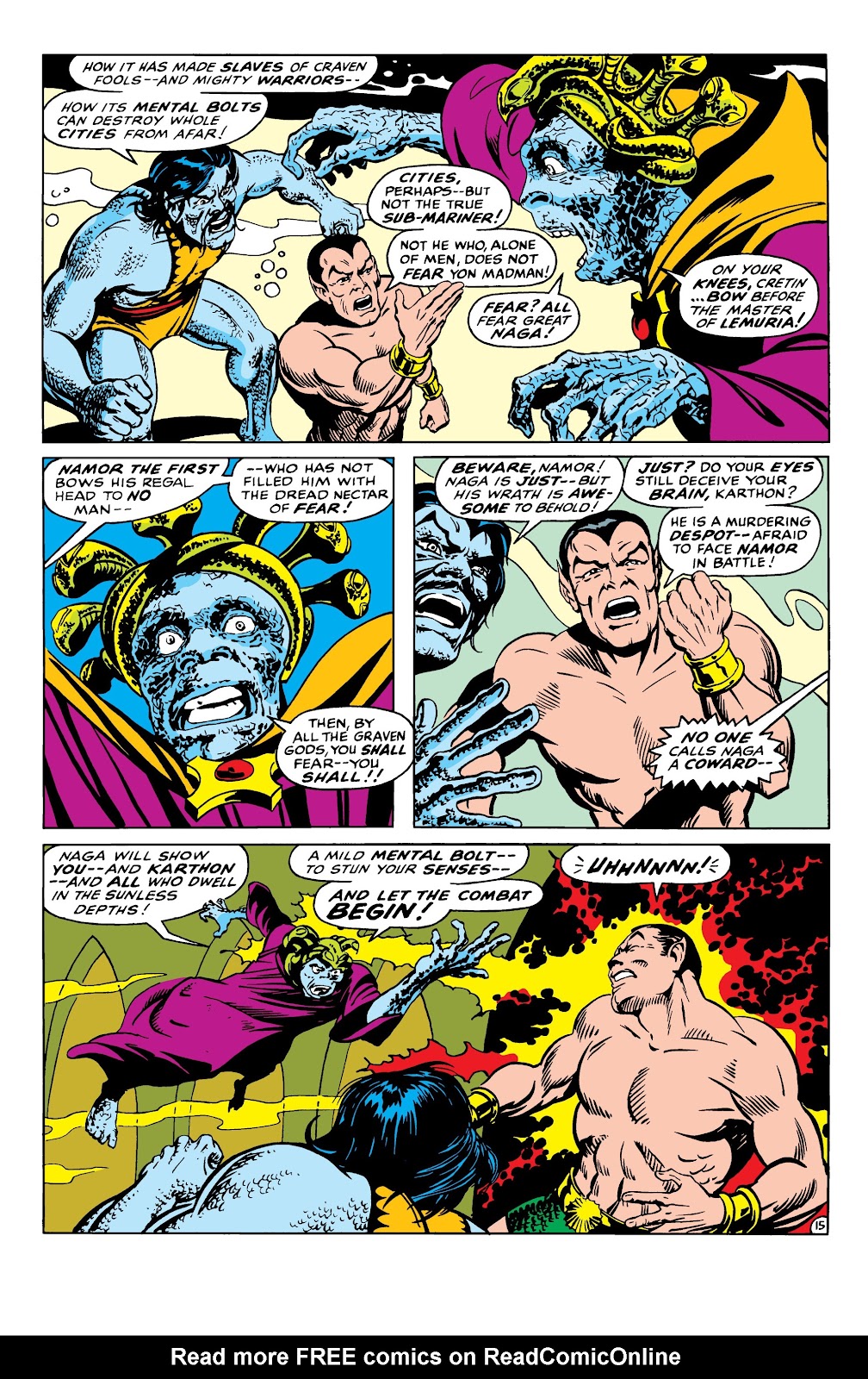 Namor, The Sub-Mariner Epic Collection: Enter The Sub-Mariner issue Who Strikes For Atlantis (Part 1) - Page 188