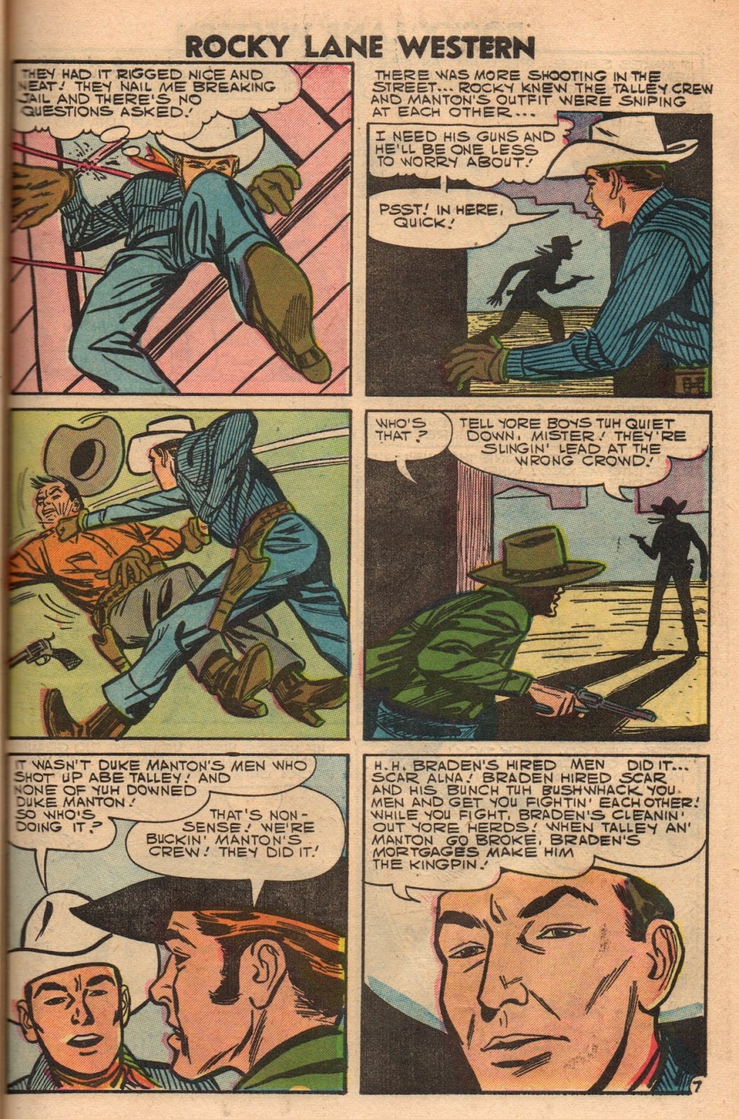 Rocky Lane Western (1954) issue 79 - Page 35