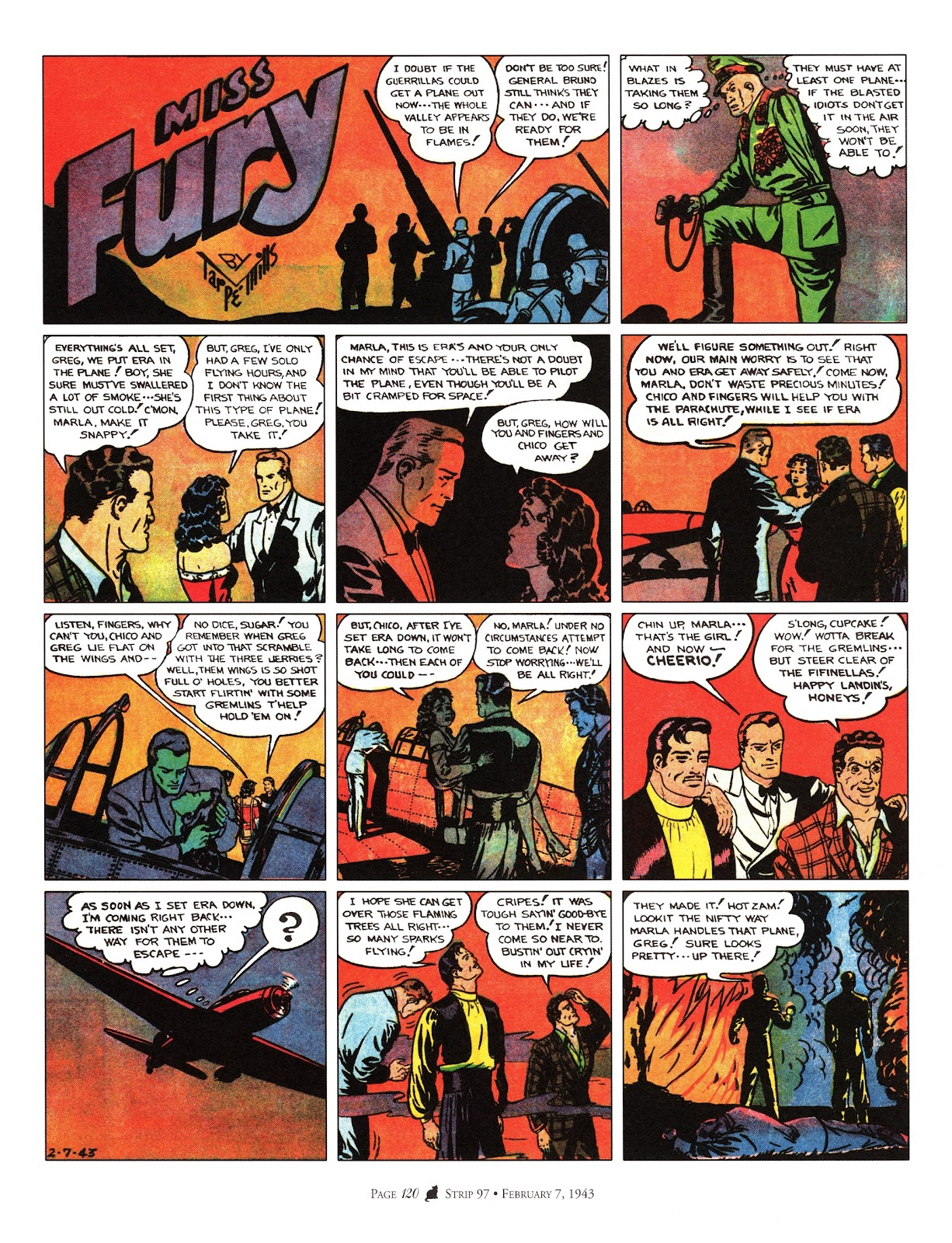 Miss Fury: Sensational Sundays 1941-1944 issue TPB - Page 128