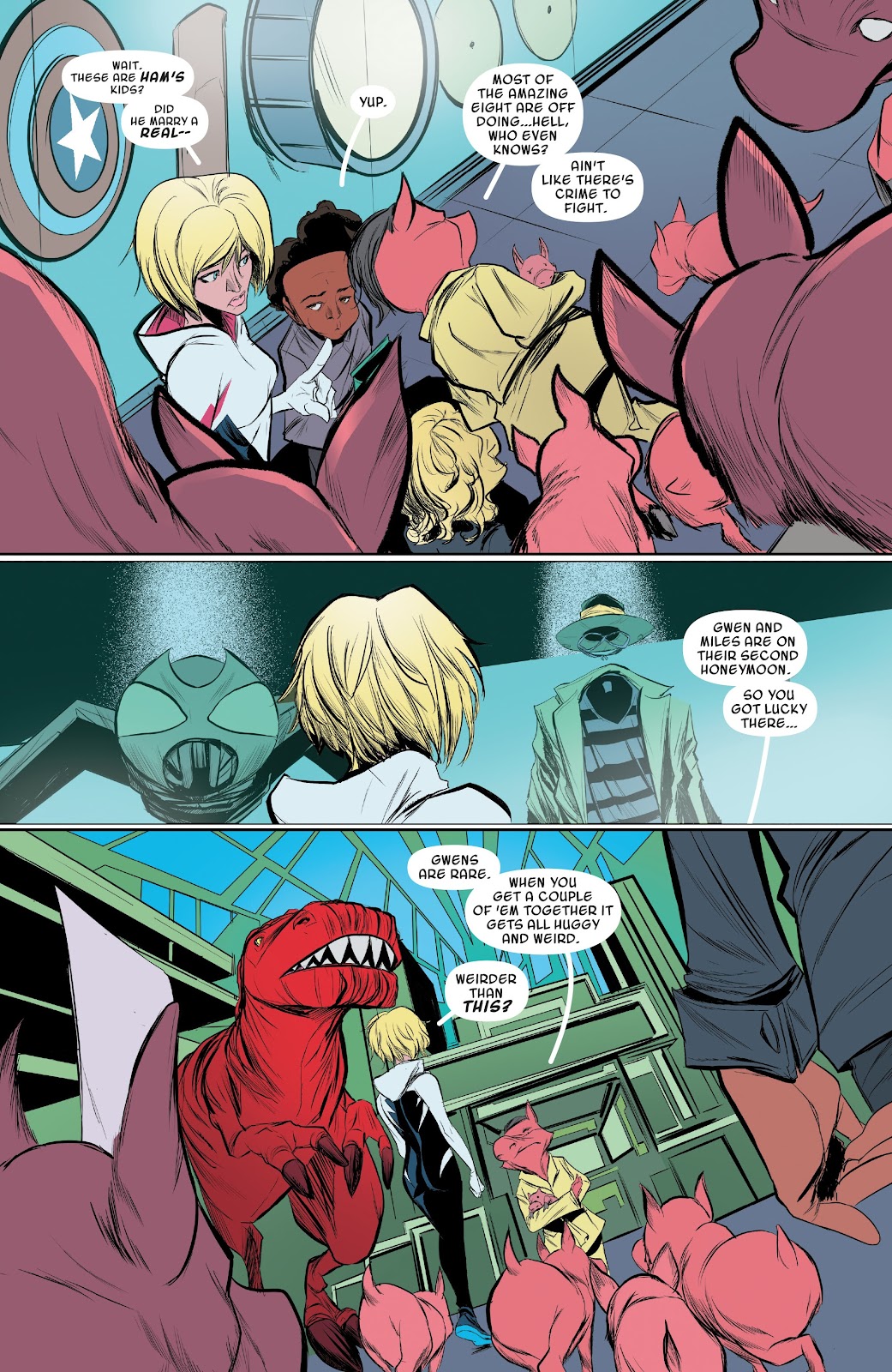 Spider-Gwen: Ghost-Spider Modern Era Epic Collection: Edge of Spider-Verse issue Weapon of Choice (Part 2) - Page 47