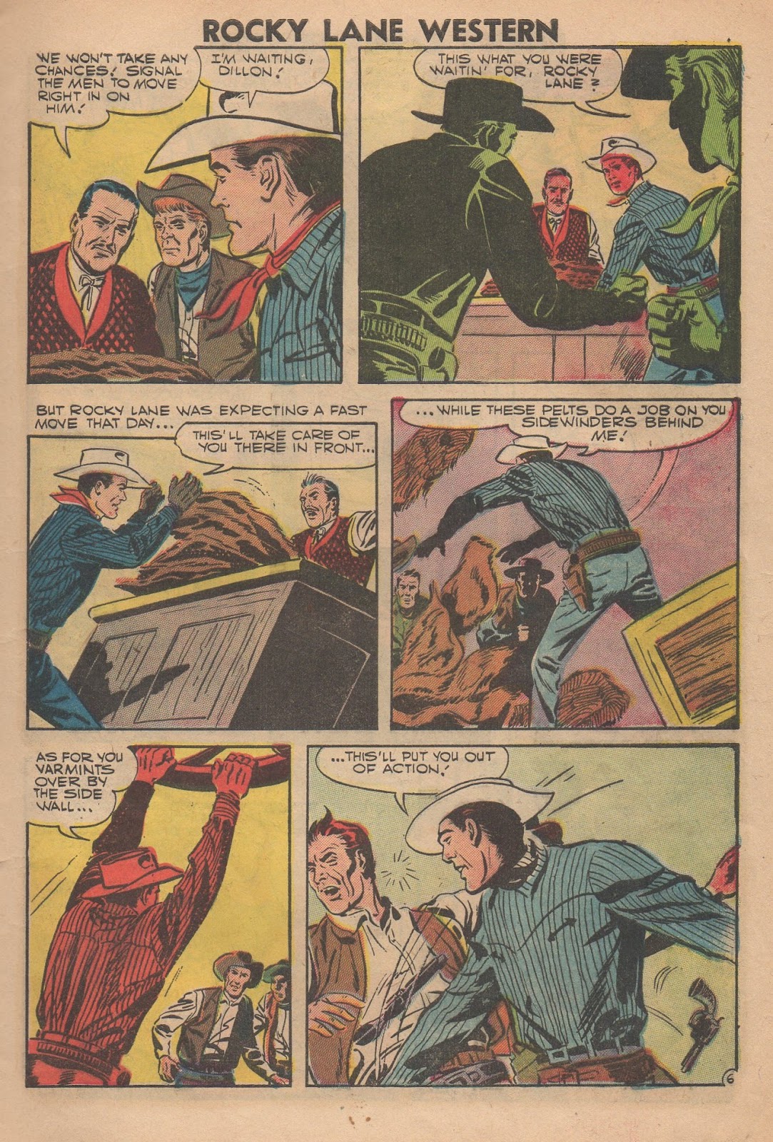 Rocky Lane Western (1954) issue 77 - Page 9