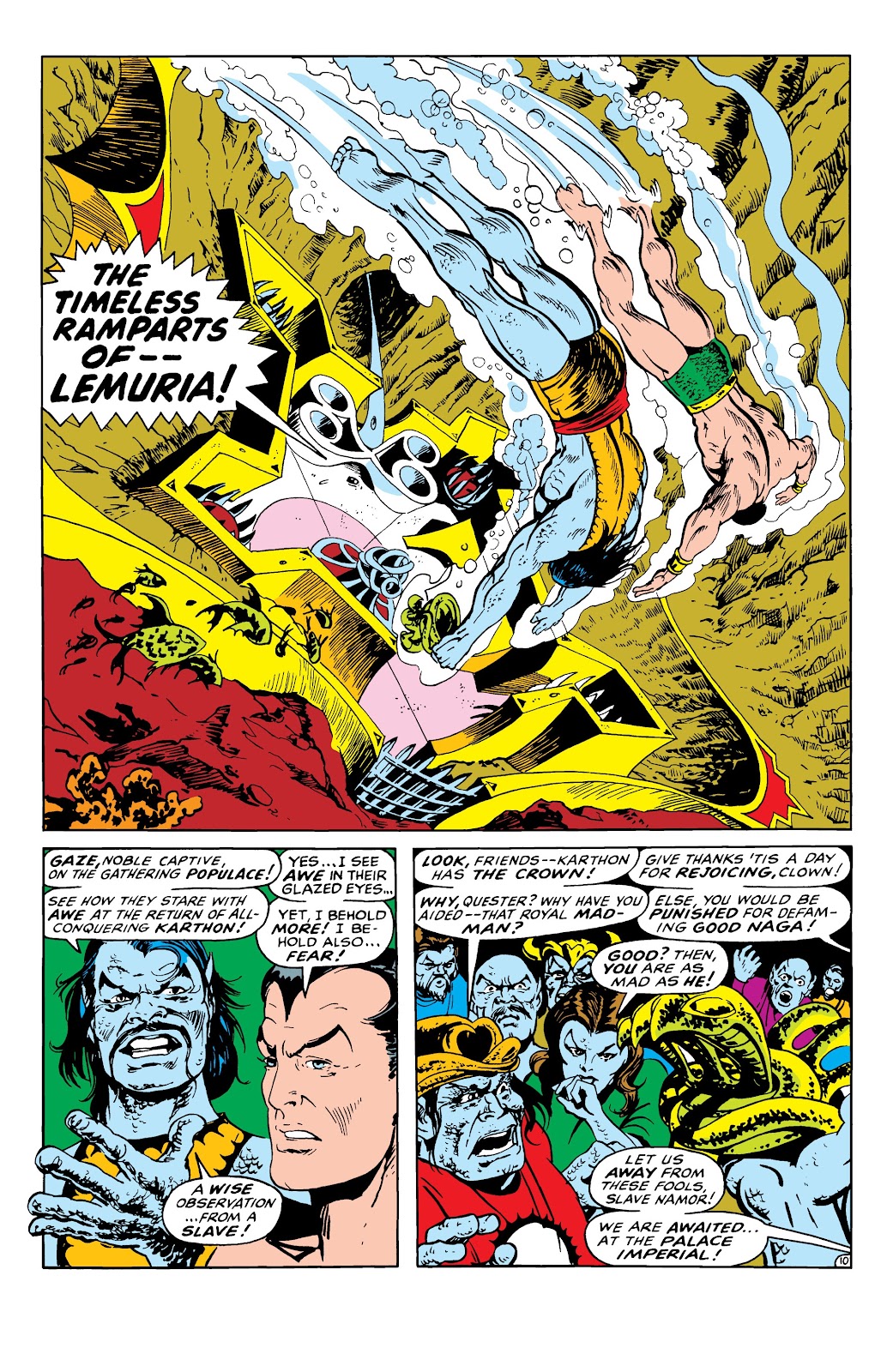 Namor, The Sub-Mariner Epic Collection: Enter The Sub-Mariner issue Who Strikes For Atlantis (Part 1) - Page 183