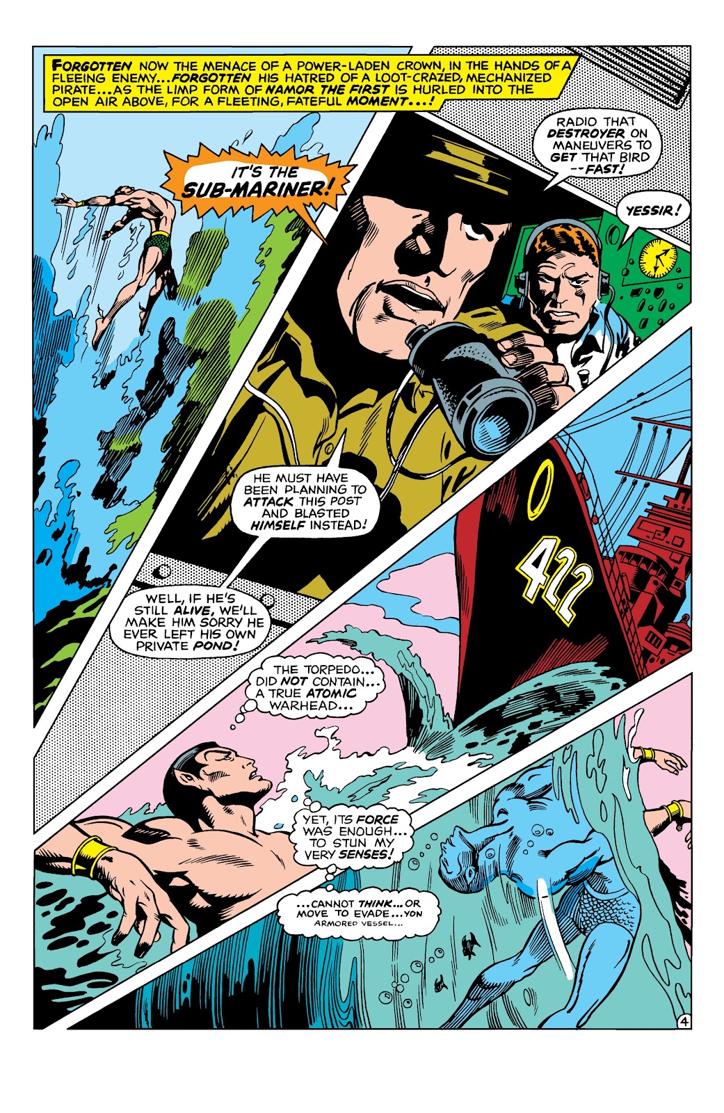 Namor, The Sub-Mariner Epic Collection: Enter The Sub-Mariner issue Who Strikes For Atlantis (Part 1) - Page 156