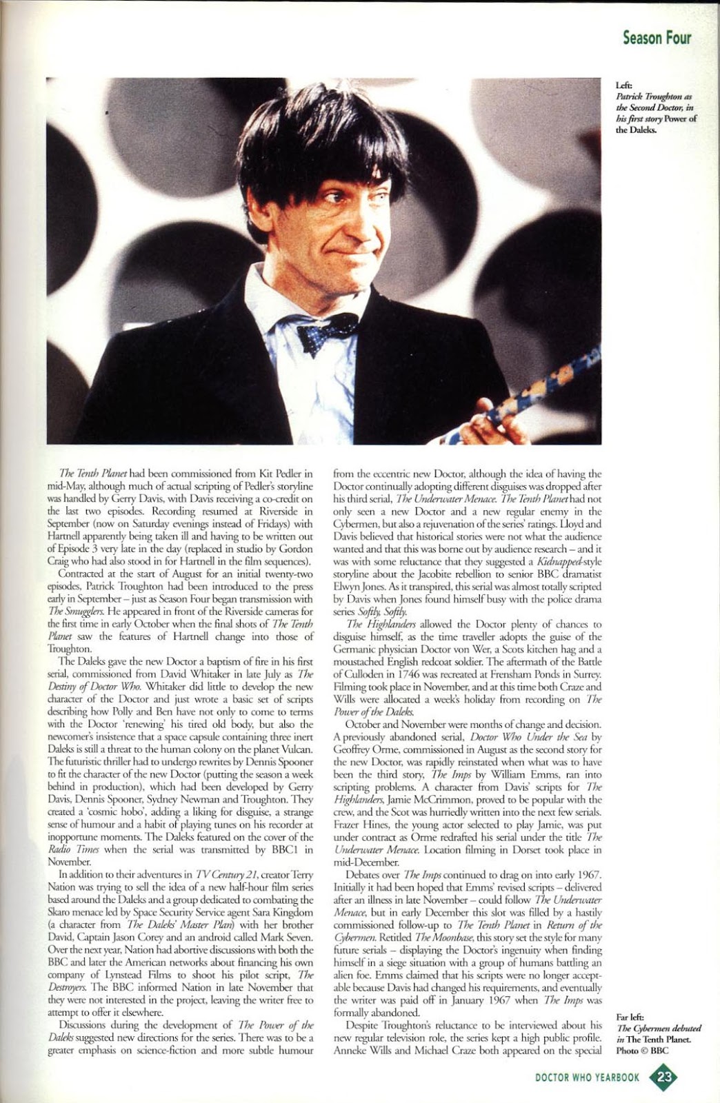 Doctor Who Yearbook issue 1996 - Page 23