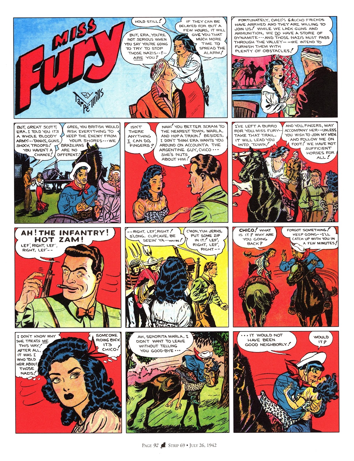 Miss Fury: Sensational Sundays 1941-1944 issue TPB - Page 100