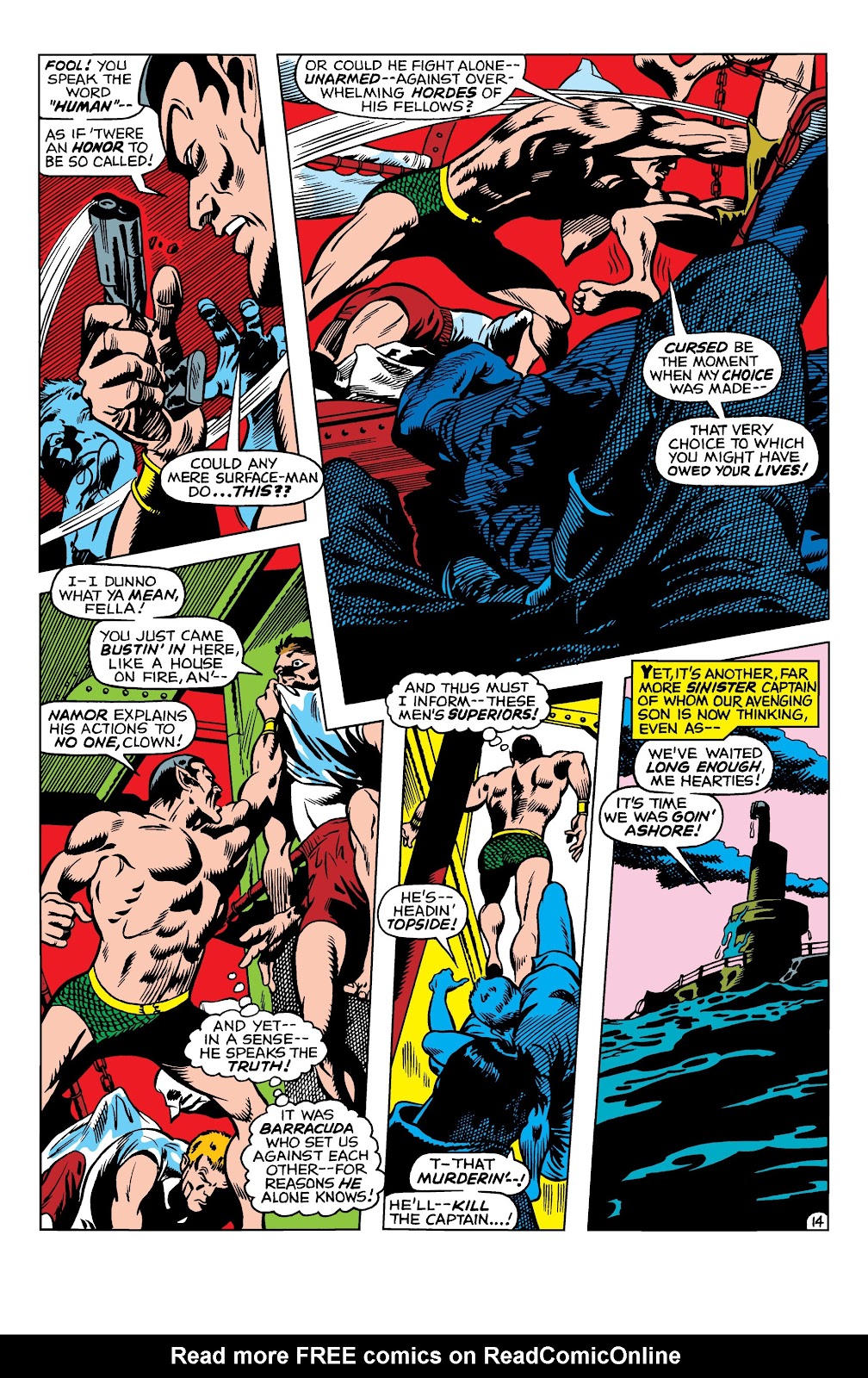 Namor, The Sub-Mariner Epic Collection: Enter The Sub-Mariner issue Who Strikes For Atlantis (Part 1) - Page 166