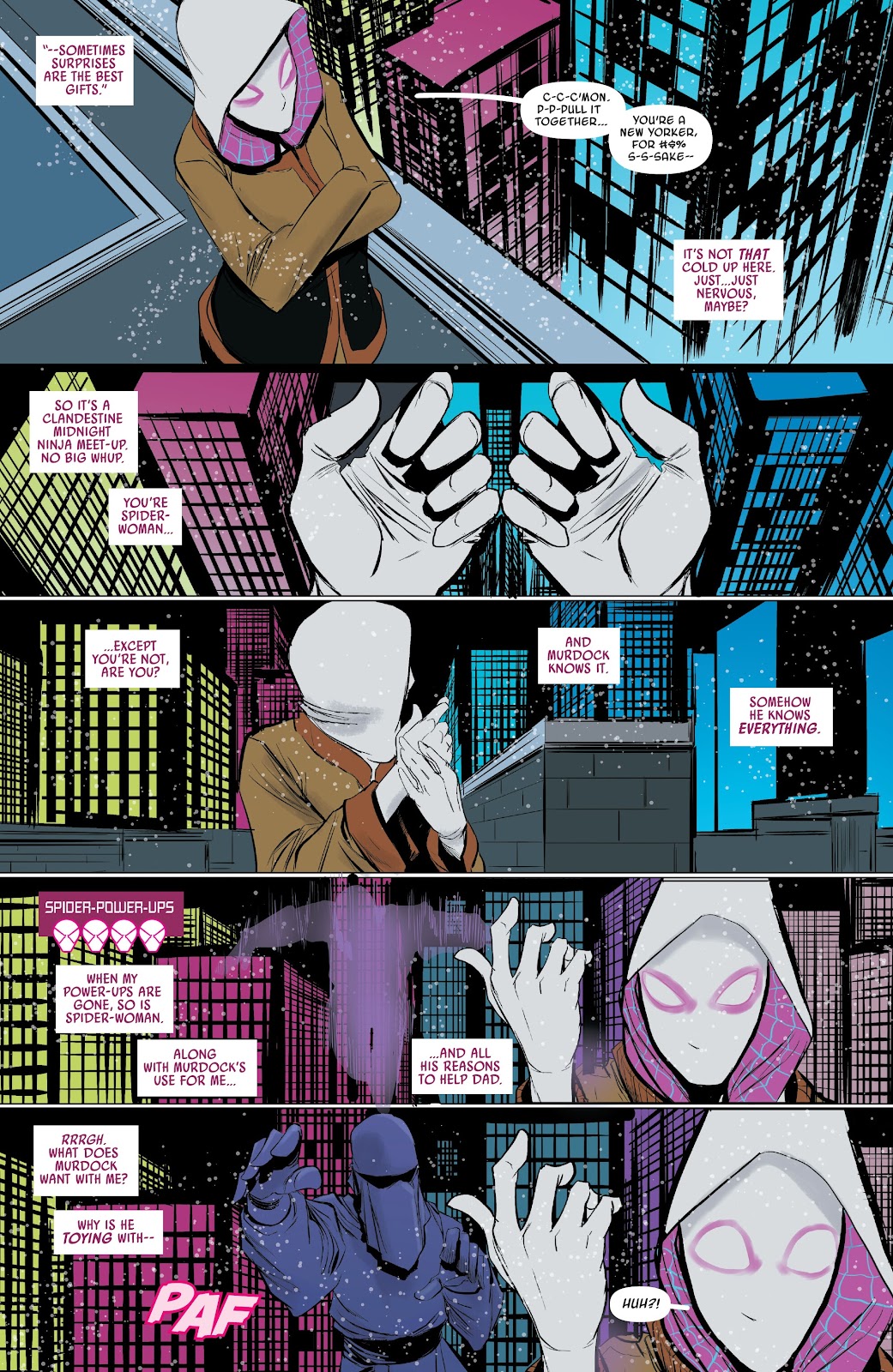 Spider-Gwen: Ghost-Spider Modern Era Epic Collection: Edge of Spider-Verse issue Weapon of Choice (Part 1) - Page 203