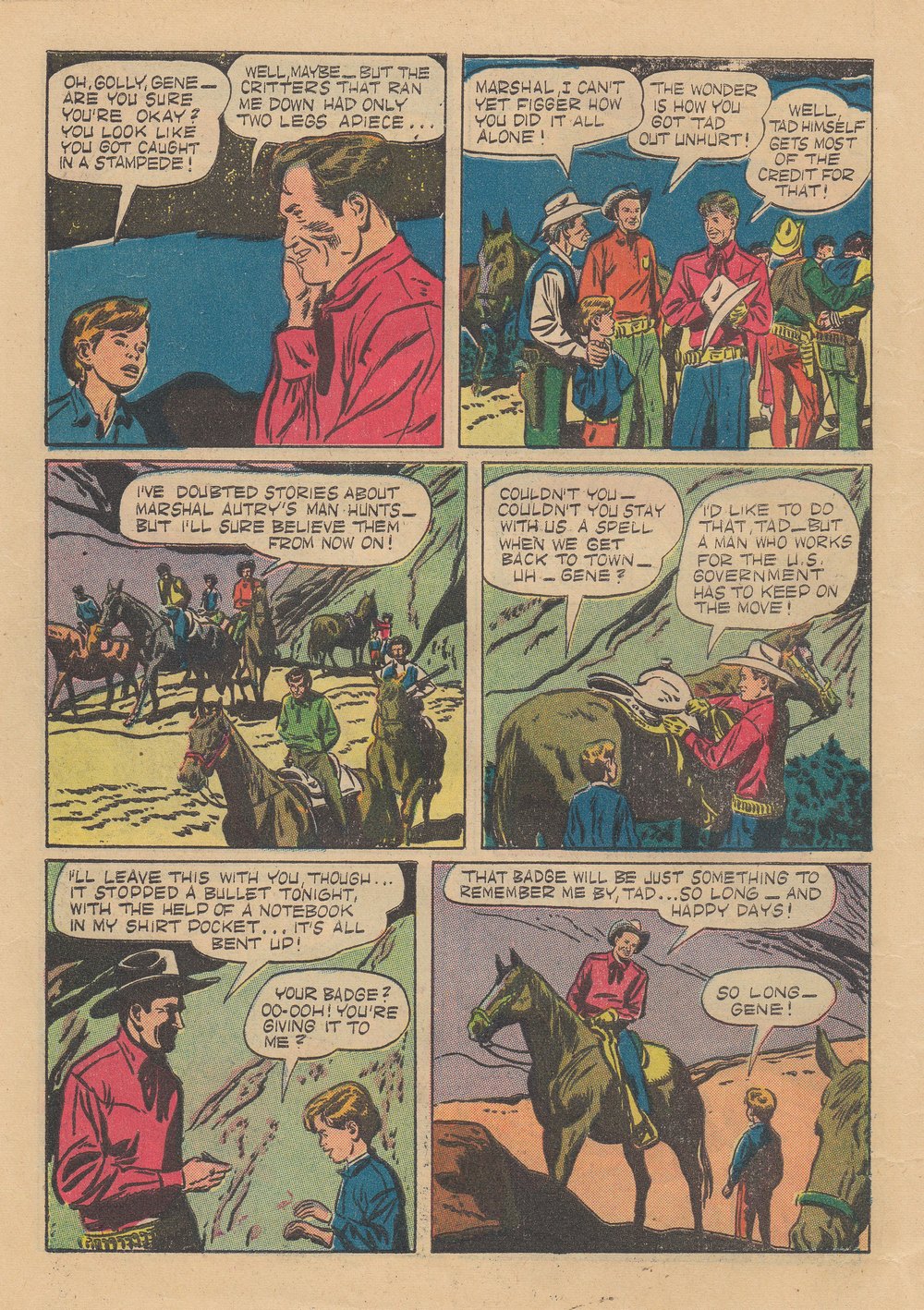 Gene Autry Comics (1946) issue 31 - Page 18