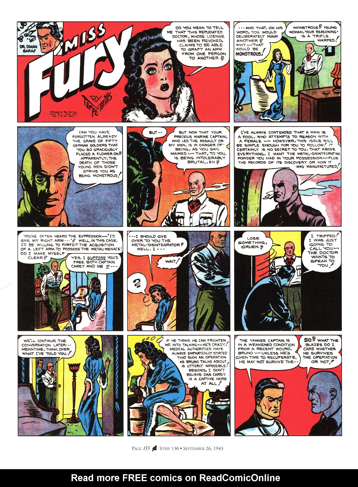 Miss Fury: Sensational Sundays 1941-1944 issue TPB - Page 161