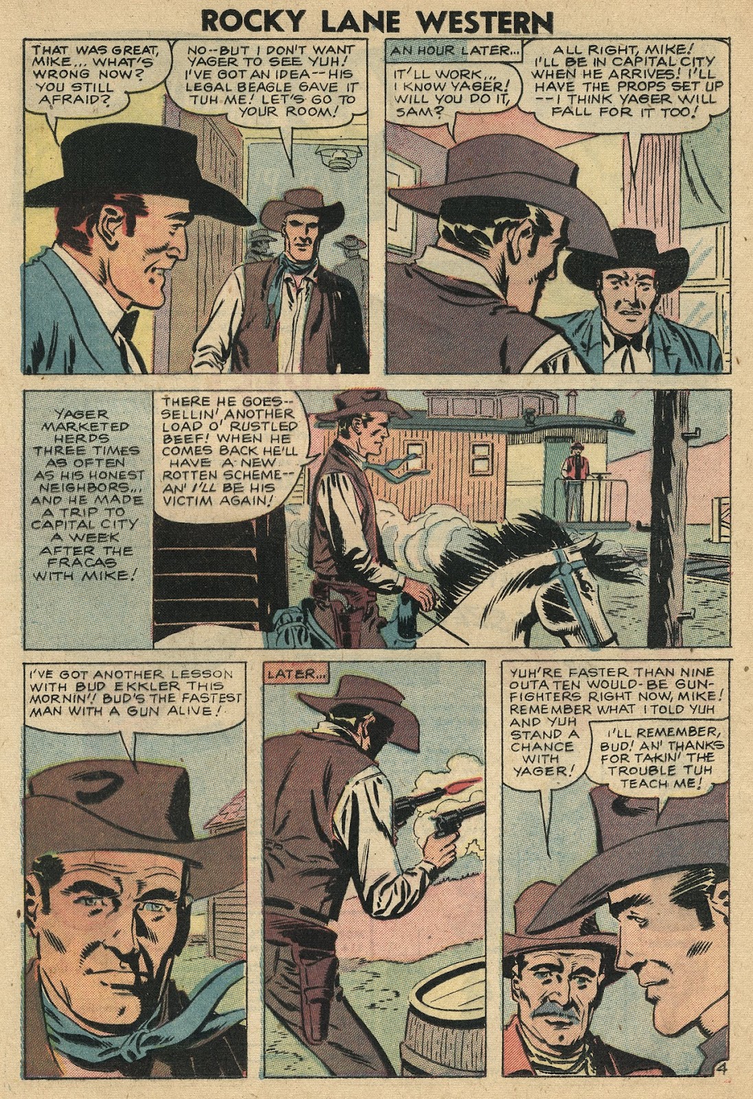 Rocky Lane Western (1954) issue 82 - Page 21