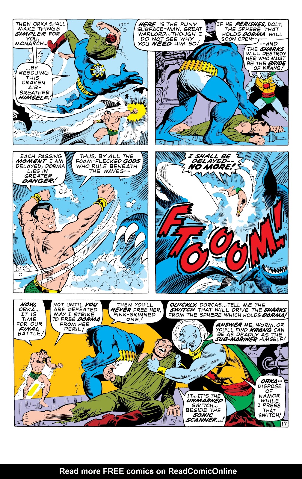 Namor, The Sub-Mariner Epic Collection: Enter The Sub-Mariner issue Who Strikes For Atlantis (Part 2) - Page 186