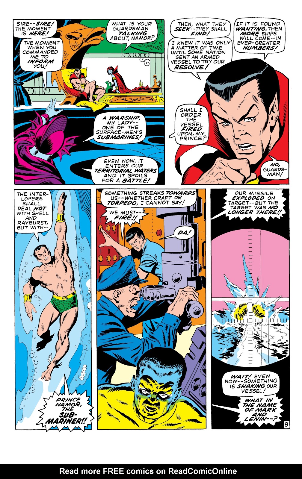 Namor, The Sub-Mariner Epic Collection: Enter The Sub-Mariner issue Who Strikes For Atlantis (Part 2) - Page 220