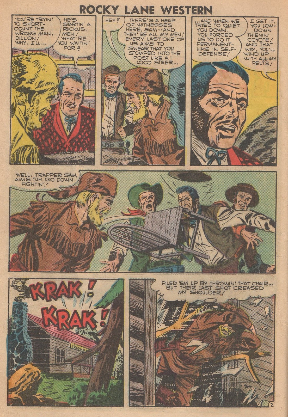 Rocky Lane Western (1954) issue 77 - Page 4