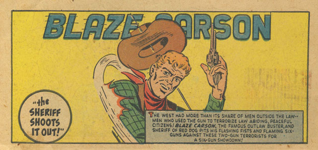 Blaze Carson (1950) issue Full - Page 2