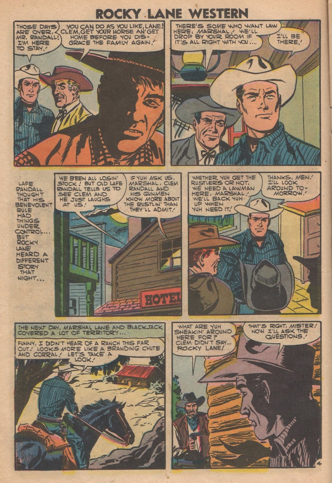 Rocky Lane Western (1954) issue 77 - Page 14
