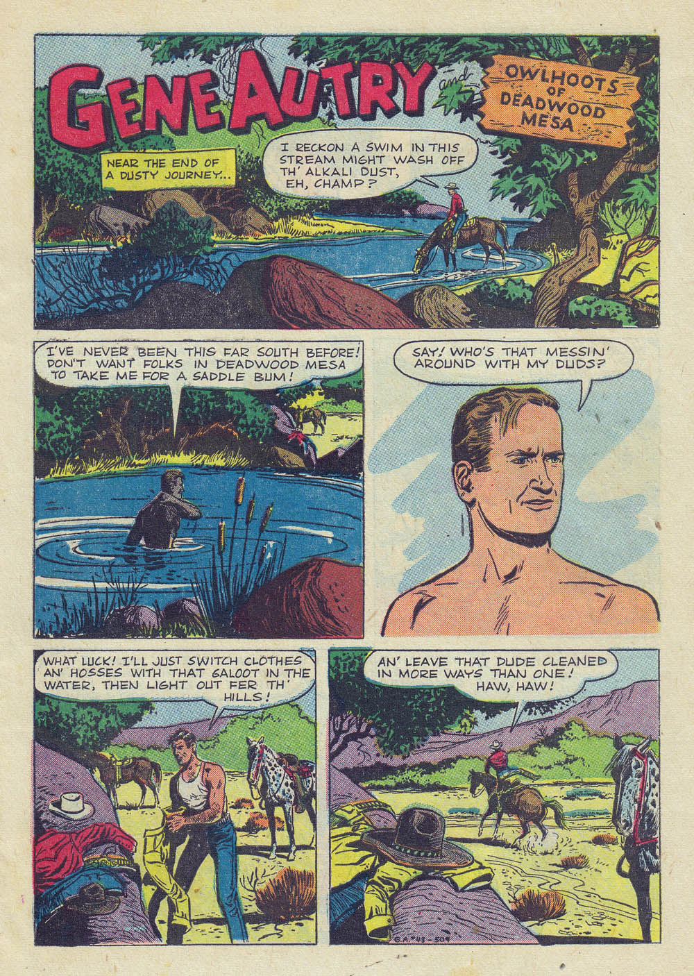 Gene Autry Comics (1946) issue 43 - Page 3