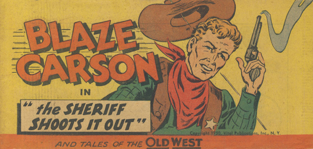 Blaze Carson (1950) issue Full - Page 1