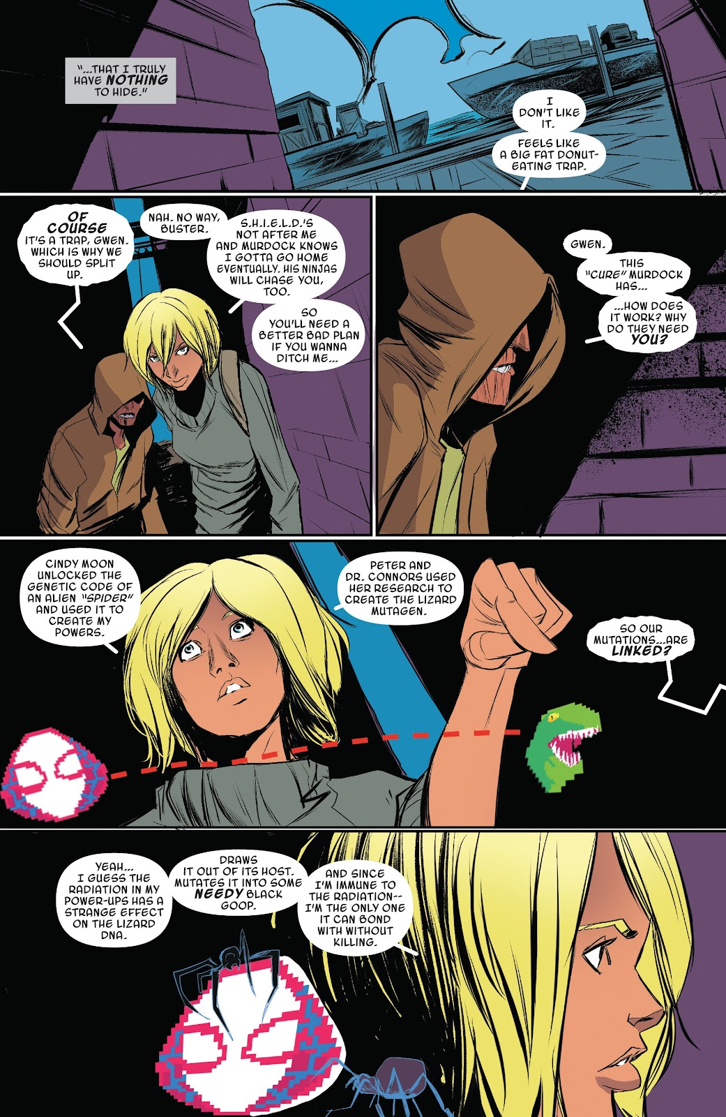 Spider-Gwen: Ghost-Spider Modern Era Epic Collection: Edge of Spider-Verse issue Weapon of Choice (Part 2) - Page 113